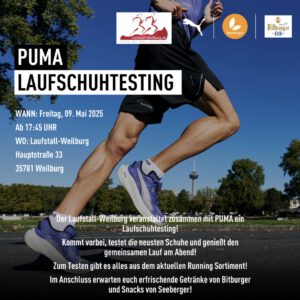 PUMA Laufschuhtesting